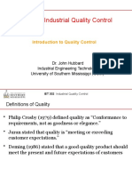 Introduction To Quality Control JRH 2020