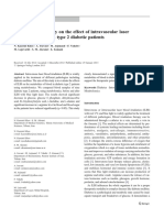 A Metabolomic Study On The Effect of Intravascular Laser Blood Irradiation On Type 2 Diabetic Patients