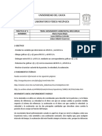 Práctica #4 Movimiento Rectilineo