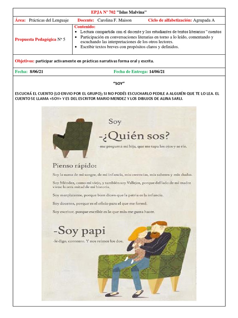 PP Nº5 Prac-Lenguaje-Literatura | PDF | Artes del Lenguaje y ...