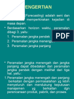Metode Peramalan (Forecasting)