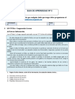 Guía N°3 Taller Comprensión Lectora 8° Básico AyB