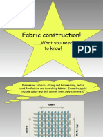 Fabric Construction!: .What You Need To Know!