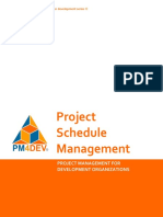 PM4DEV Project Schedule Management