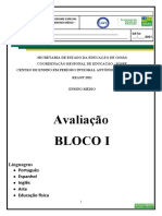 PROVA DE BLOCO 1 Adaptada