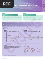 Application of Graphs and Trigonometric Ratios of Compound Angles