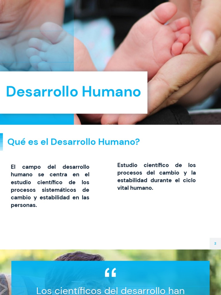 Desarrollo Humano Clase 1 | PDF | Adultos | Aprendizaje