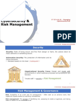 0 - Introduction To Cybersecurity Risk Management