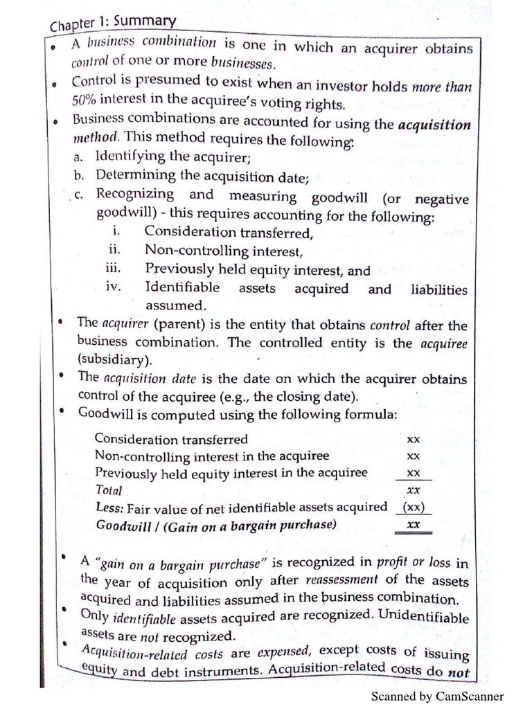 Accounting For Business Combinations 2018 Ed by MILLAN PDF