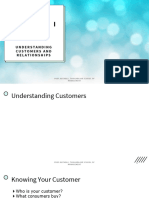 CRM - Module I - Understanding Customers and Relationship