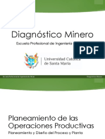 09 Diagnóstico Minero Planeamiento de Procesos y Planta