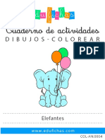 Colorear Elefantes 