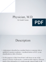 Physician, M.D.: by Kashif Osman