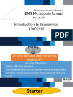 Introduction to Economics: What Causes Demand Movement