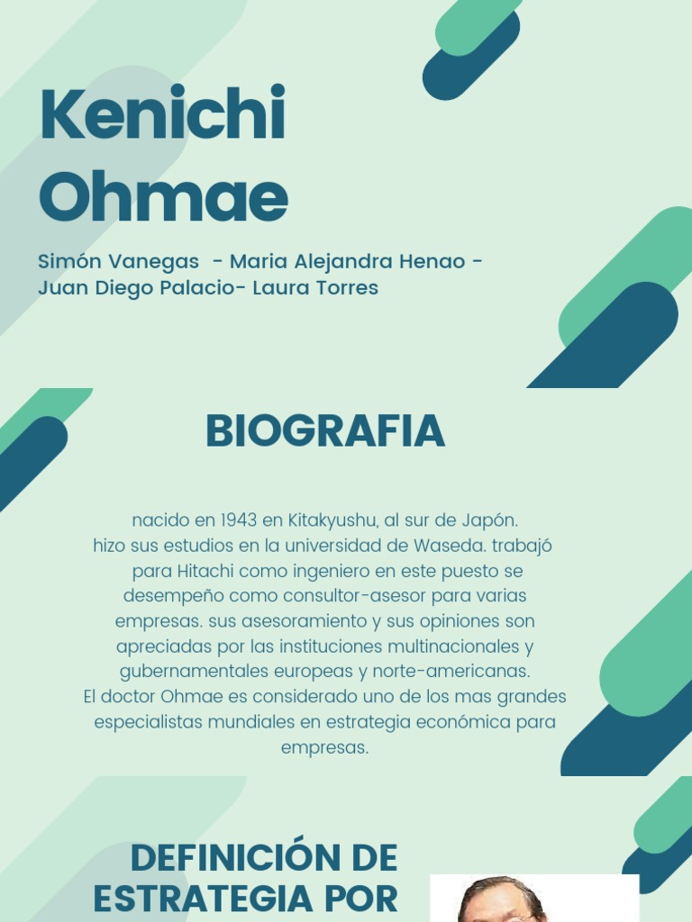 Kenichi Ohmae | PDF | Business | Economias