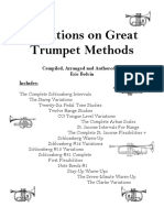 Variations On Great Trumpet Methods: Compiled, Arranged and Authored by Eric Bolvin Includes