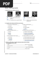 UNIT 14 Video Worksheets