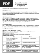 CH 1 Mapping The Earth SC 6 (2021-22)