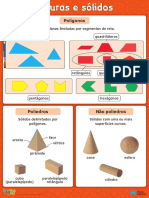 Polígonos e poliedros: formas geométricas planas e sólidas