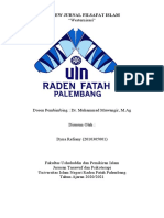 Review Jurnal Filsafat Islam