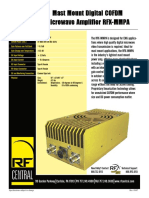 Mast Mount Digital COFDM Microwave Amplifier RFX-MMPA: Need Help? Contact Technical Support 866.732.0113 866.RFC.0113