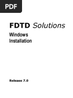 FDTD Install Windows