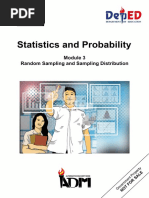 Signed Off Statistics and Probability11 q2 m3 Random Sampling and Sampling Distribution v3