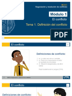 Tema 1. Definición Del Conflicto (Presentación de PowerPoint)