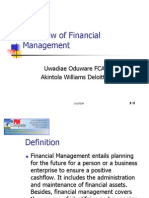 Overview of Financial Management