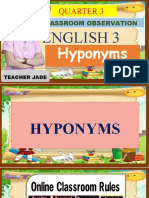Cot English q3 Hyponyms