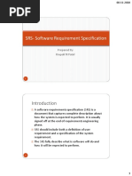 SRS - Software Requirement Specification