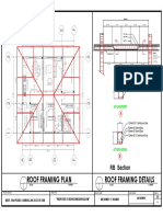 Roof Framing Plan Roof Framing Details: RB Section