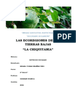 Ecoregiones Tierras Bajas - Chiquitania