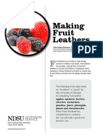 Making Fruit Leathers: Food Preservation
