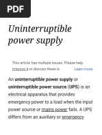 Uninterruptible Power Supply - Wikipedia