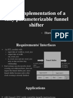 Agile Implementation of A Fully Parameterizable Funnel Shifter