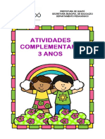 Atividades complementares para desenvolvimento infantil