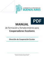 Manual de Formación y Fortalecimiento para Cooperadoras Escolares 2021