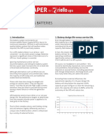 Lifespan of Batteries in UPS Systems Whitepaper