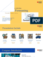 Amazon Logistic Activities: Demand Forecasting