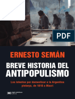 Semán. Breve Historia Del Antipopulismo Web