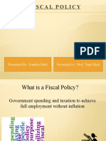 Fiscal Policy BE Ppt