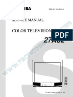 SERVICE MANUAL FOR 27-INCH COLOR TELEVISION