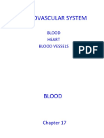 Cardiovascular System: Blood Heart Blood Vessels