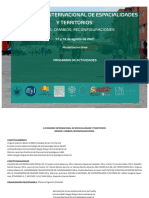 Programa - De.actividades IIICongresoInternacionaldeEspacialidades 2021