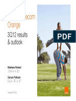 France Telecom Orange France Telecom Orange 3q12 Results Outlook October 25