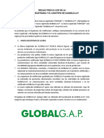 Reglas para Usar La Marca GLOBALG.a.P