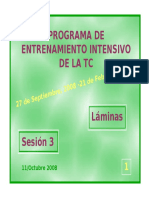 PROGRAMA DE ENTRENAMIENTO INTENSIVO DE LA TC. Láminas. Sesión 3