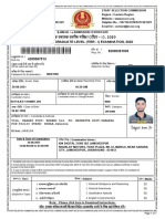 Your CGL 2020 E-Admit Card