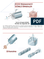 Mukavemet Çozumlü Örnekler II 2021